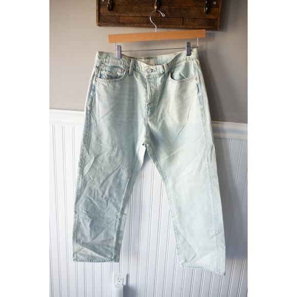 MOTHER The Ditcher Crop Jeans 28 NEW Sideways - Picture 2 of 6